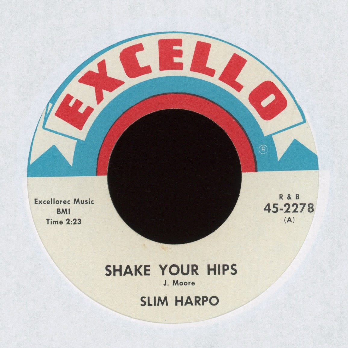 Slim Harpo - Shake Your Hips on Excello R&B Blues Rocker 45