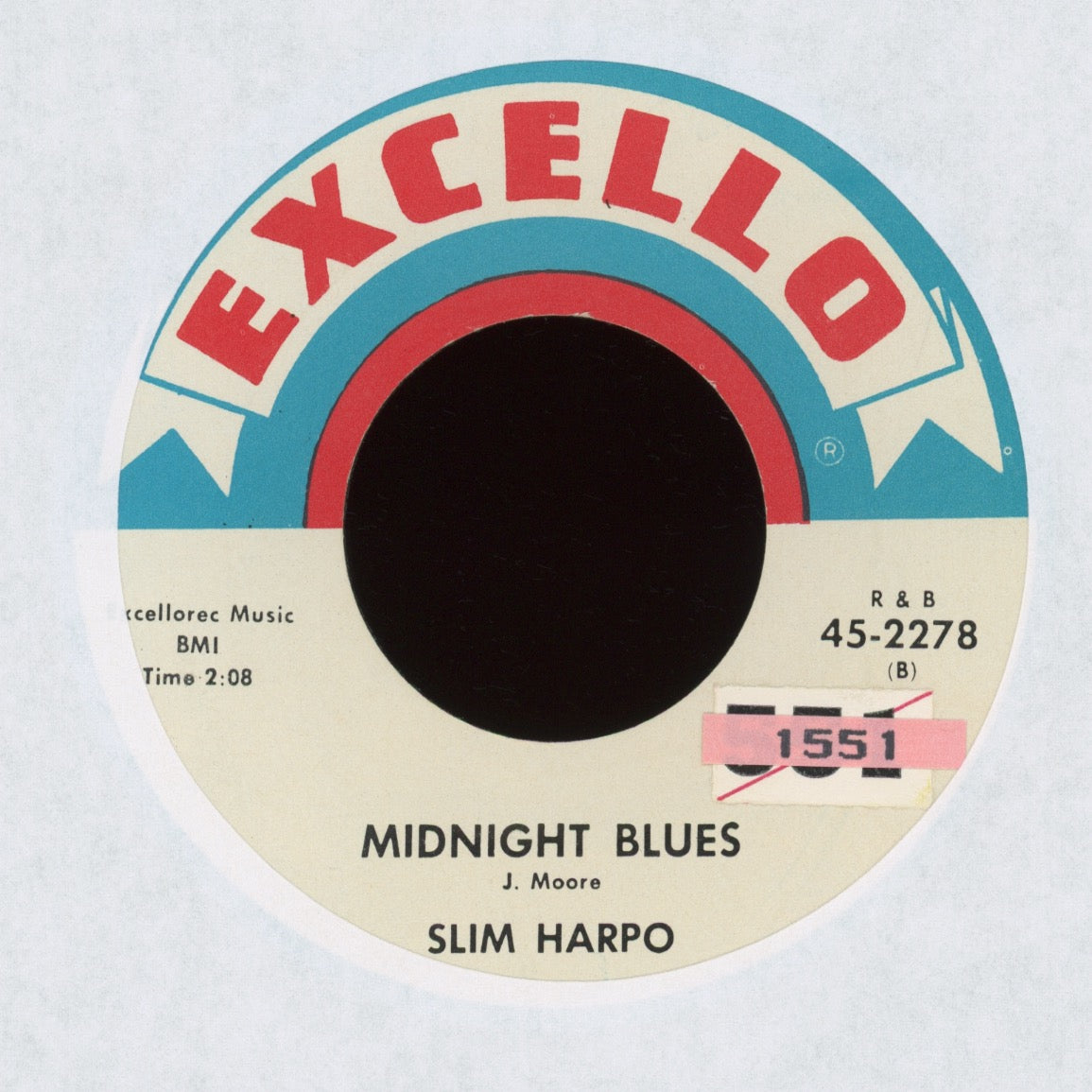 Slim Harpo - Shake Your Hips on Excello R&B Blues Rocker 45