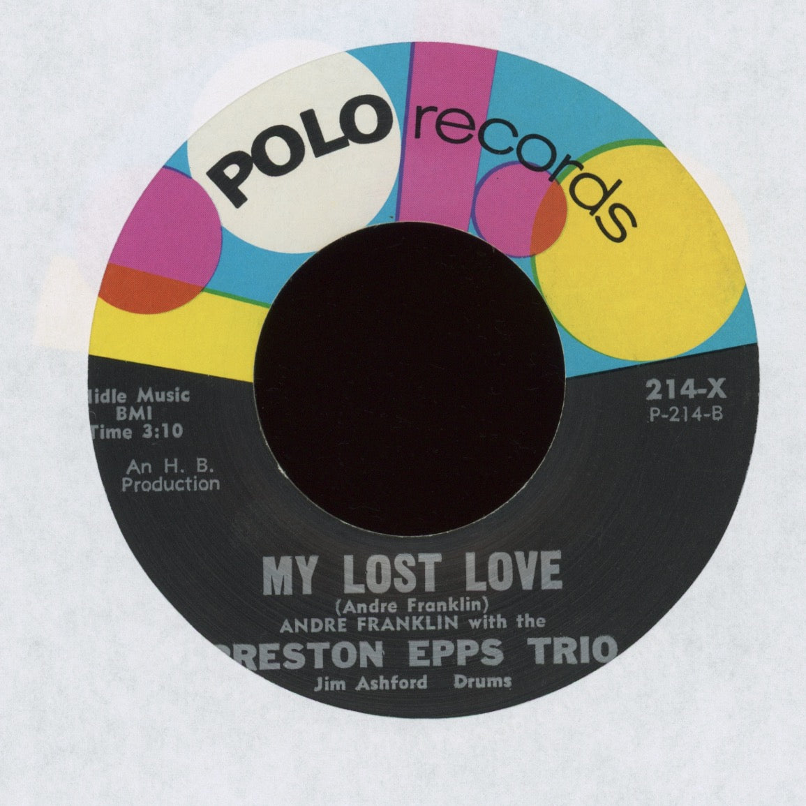 Andre Franklin With The Preston Epps Trio - Say Yeah!! on Polo Latin Soul 45