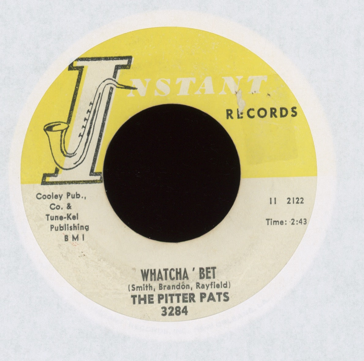 The Pitter Pats - Baby You Hurt Me / Whatcha' Bet on Instant NOLA Soul 45