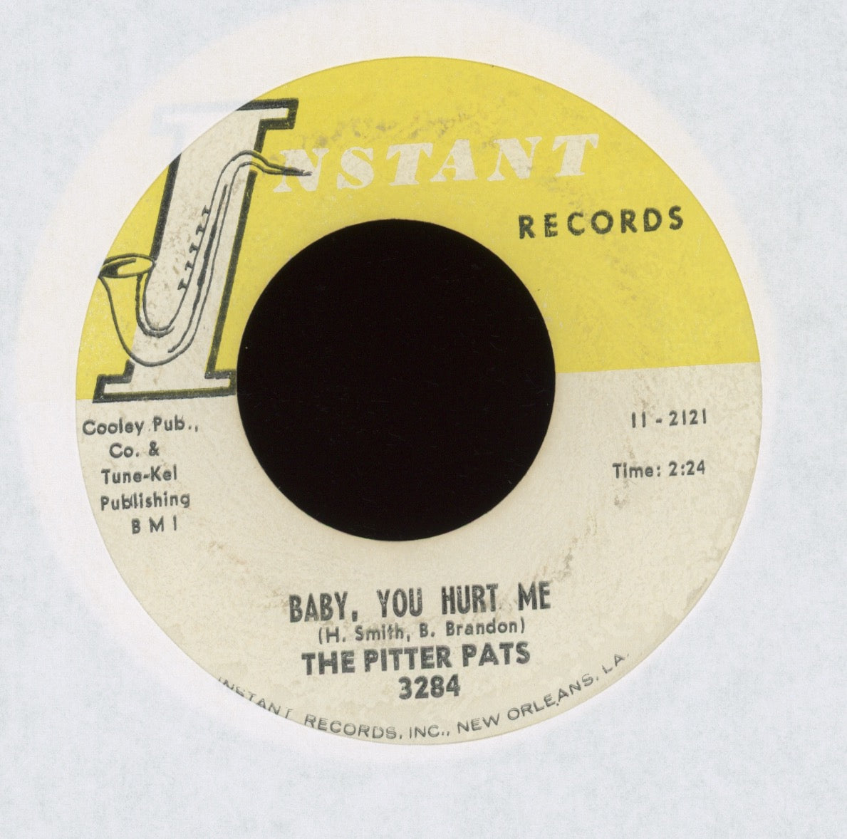 The Pitter Pats - Baby You Hurt Me / Whatcha' Bet on Instant NOLA Soul 45