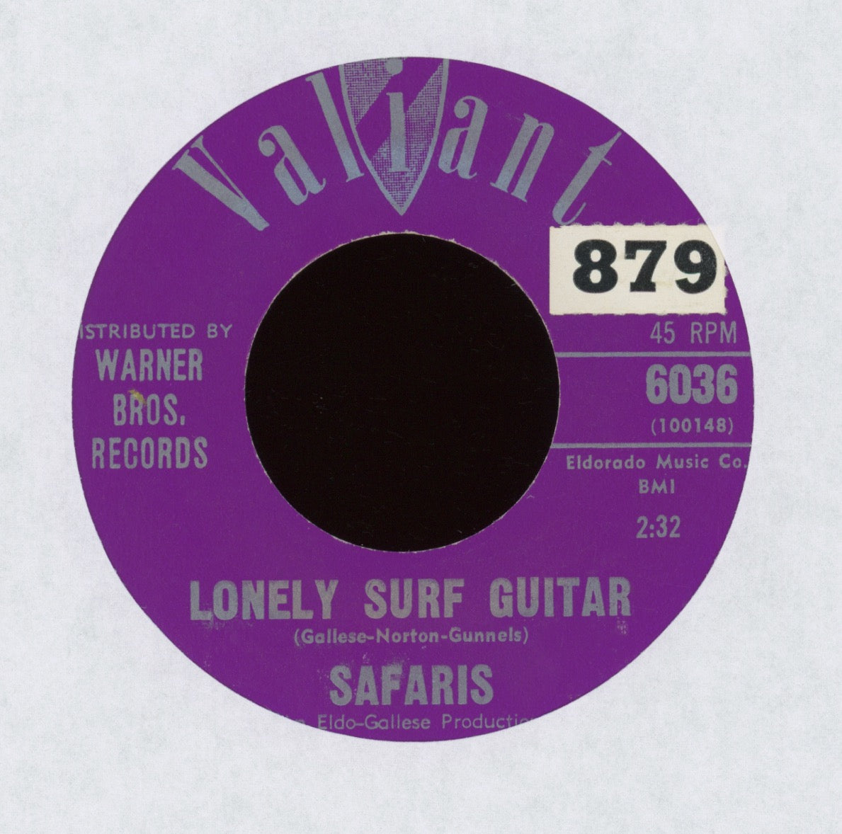 The Safaris - Kick Out on Valiant Surf 45