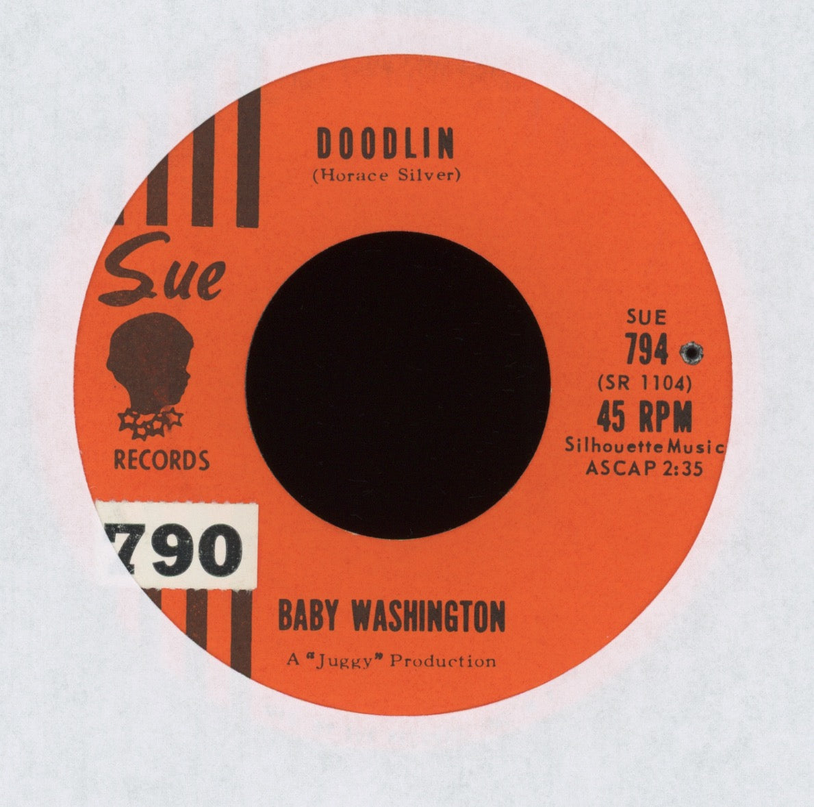 Baby Washington - Hey Lonely One on Sue Northern Soul 45