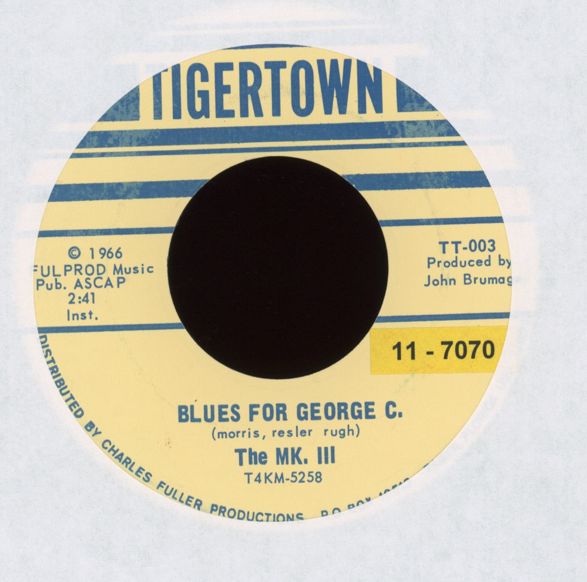 The Mk. III - Mocha Nova on Tigertown Latin Jazz 45