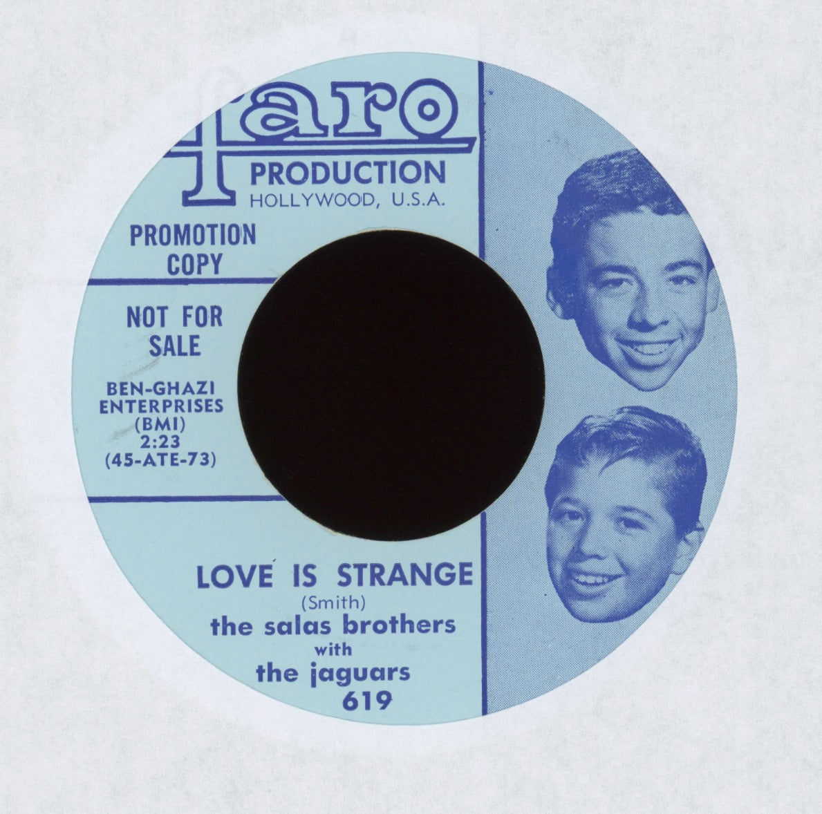 The Salas Bros. - The Return Of Farmer John on Faro Promo Teen R&B Garage 45