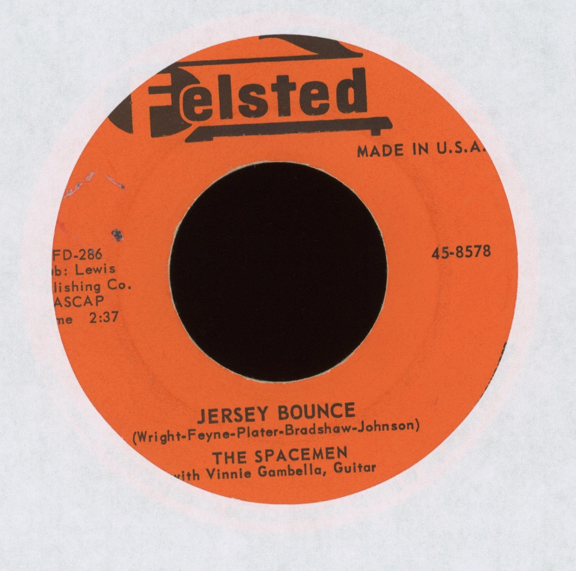 The Spacemen - Blast Off on Felsted Rockabilly 45