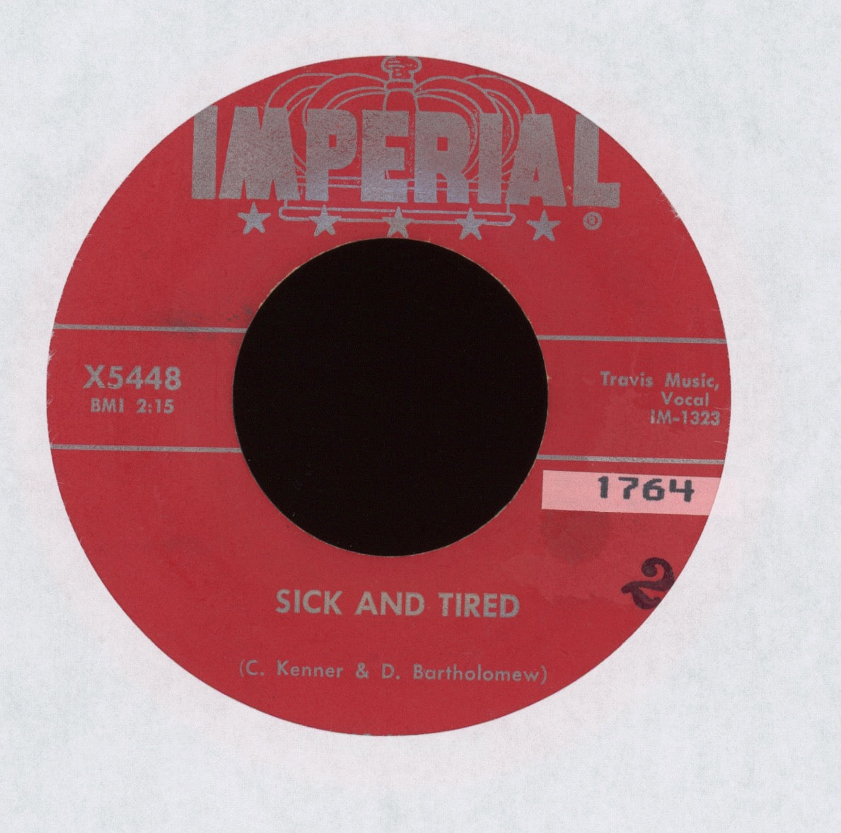 Chris Kenner - Sick And Tired on Imperial R&B 45