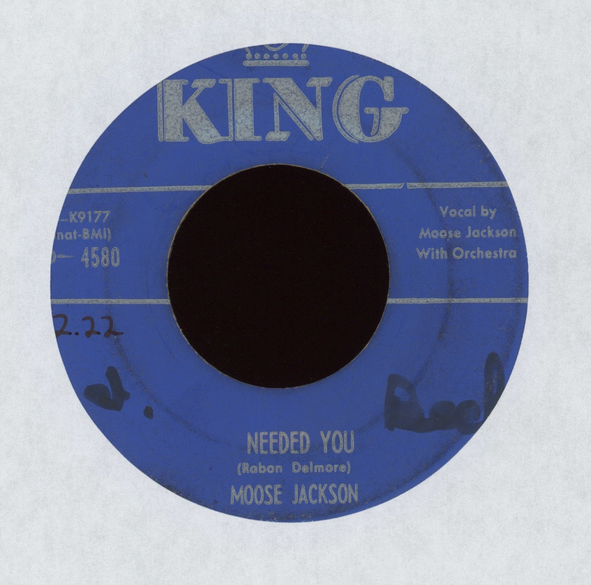 Bull Moose Jackson - Big Ten-Inch Record on King R&B 45