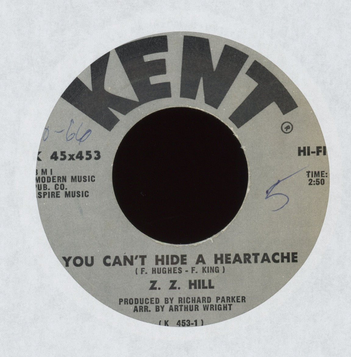 Z.Z. Hill - Gimme Gimme on Kent Northern Soul 45