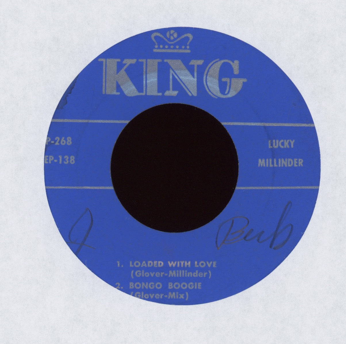Lucky Millinder And His Orchestra - For Your Dancing & Listening Pleasure on King KEP-268 Jump Blues EP 45 With Cover