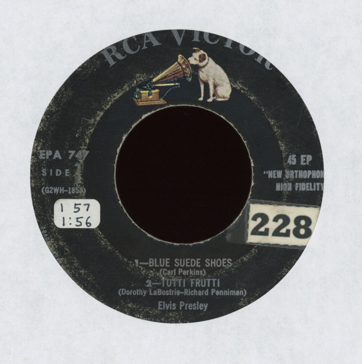 Elvis Presley - Elvis Presley on RCA EPA-747 EP 45