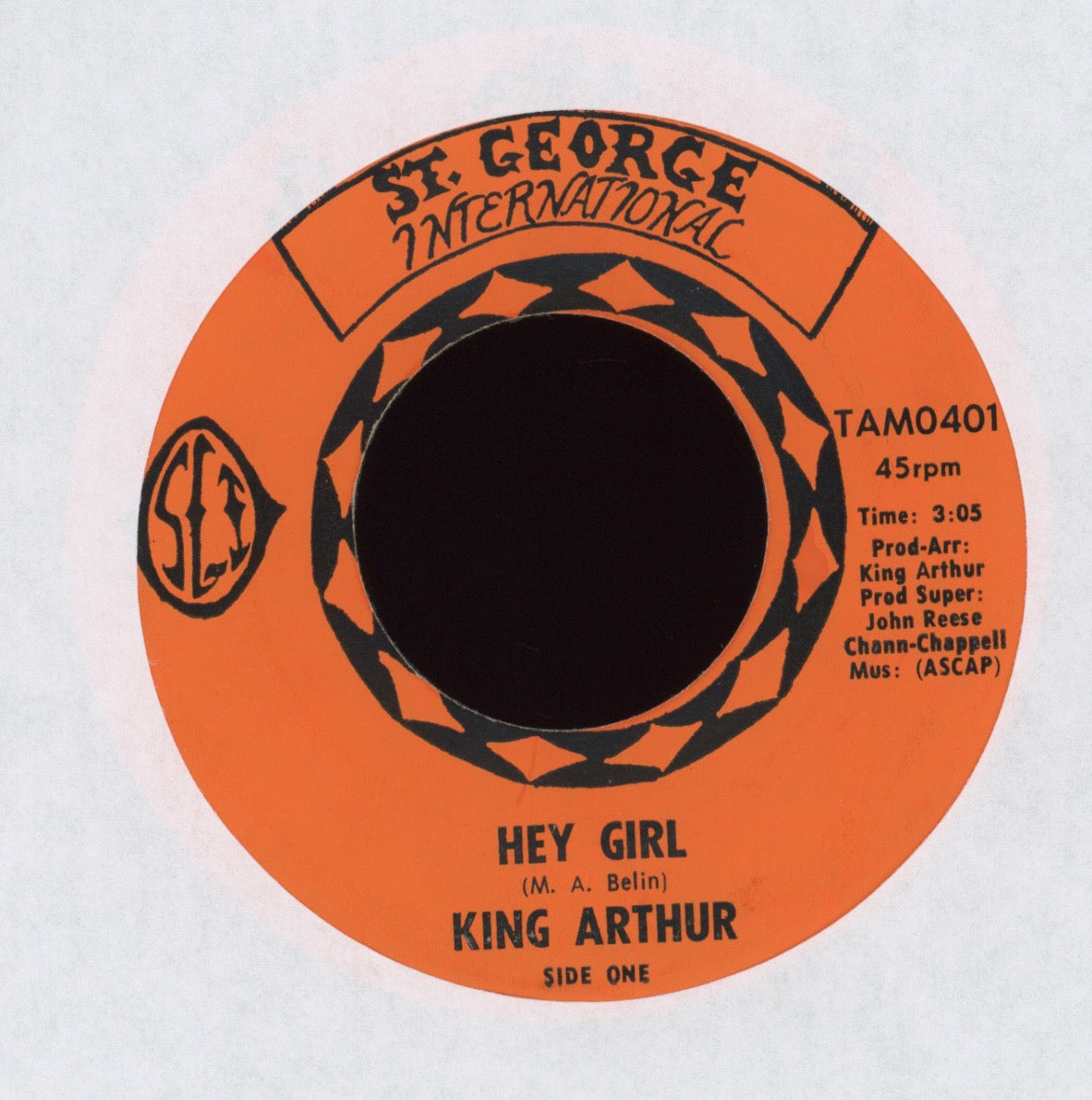 King Arthur - Wherever You Are on St. George International Soul Funk 45