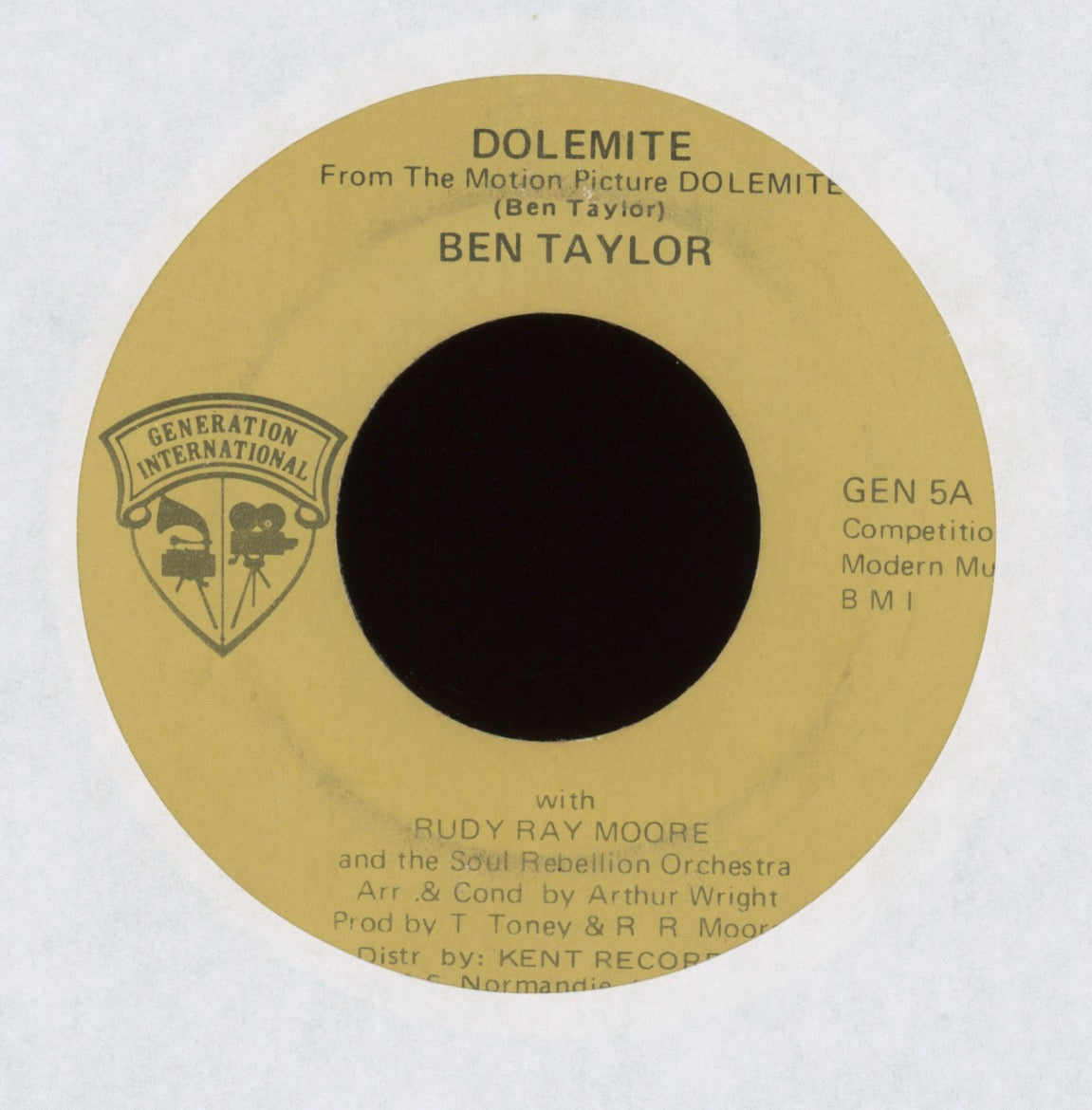 Ben Taylor - Dolemite on Generation International Funk 45