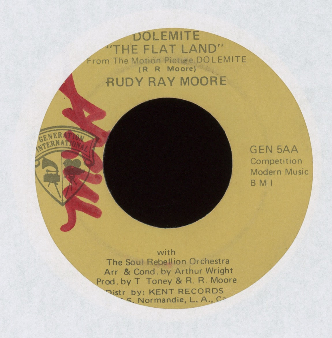 Ben Taylor - Dolemite on Generation International Funk 45