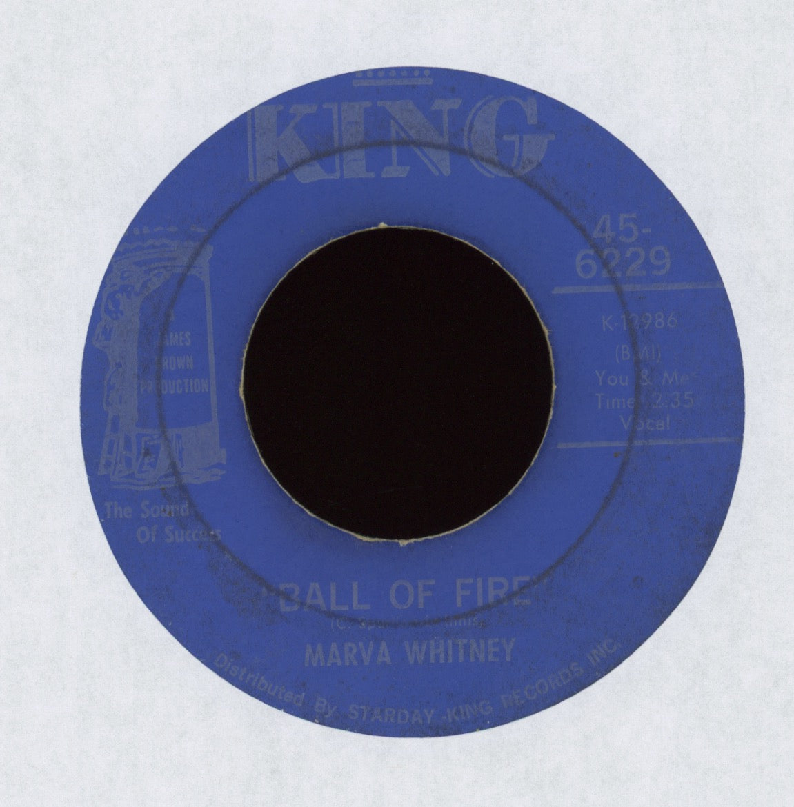 Marva Whitney - It's My Thing (You Can't Tell Me Who To Sock It To) on King Funk 45