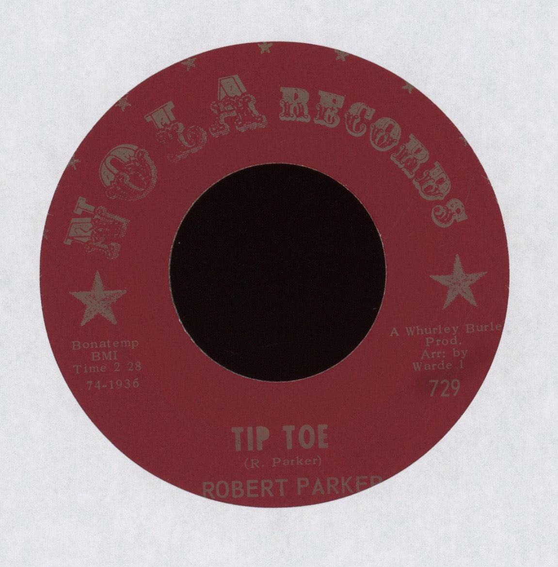 Robert Parker - Tip Toe on NOLA Northern Soul 45