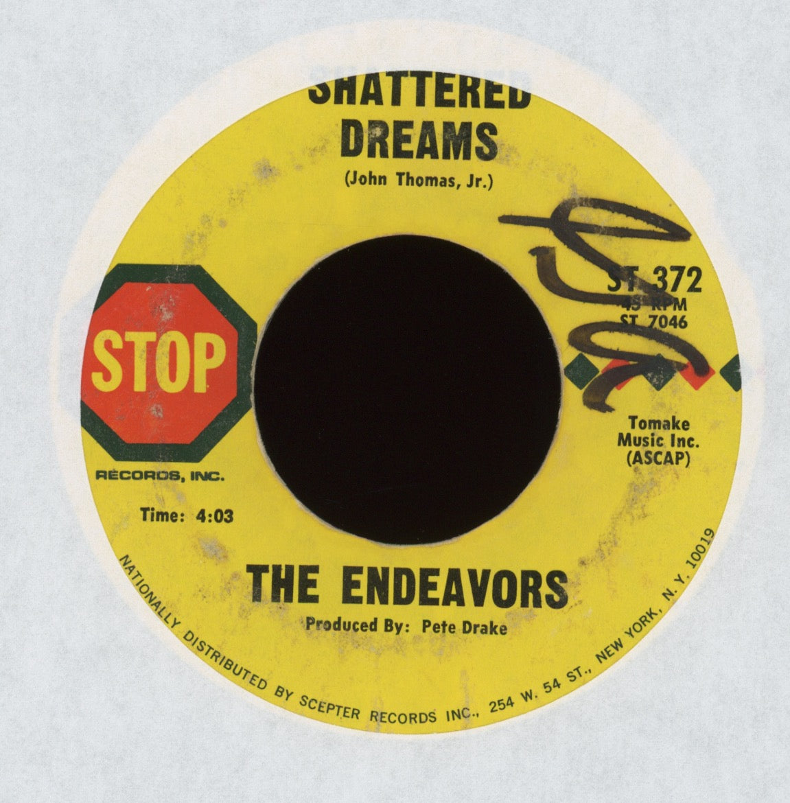 The Endeavors - I Know You Don't Want Me on Stop Soul Funk 45