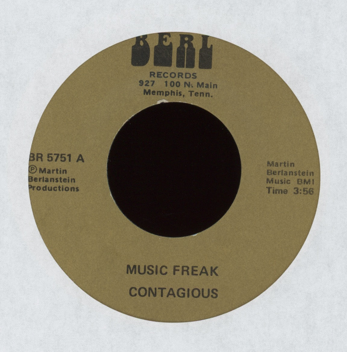 Contagious - Music Freak on Berl Modern Soul Boogie 45