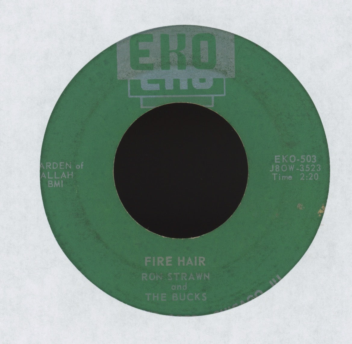 Ron Strawn & The Bucks - Drivin on EKO Rockabilly 45