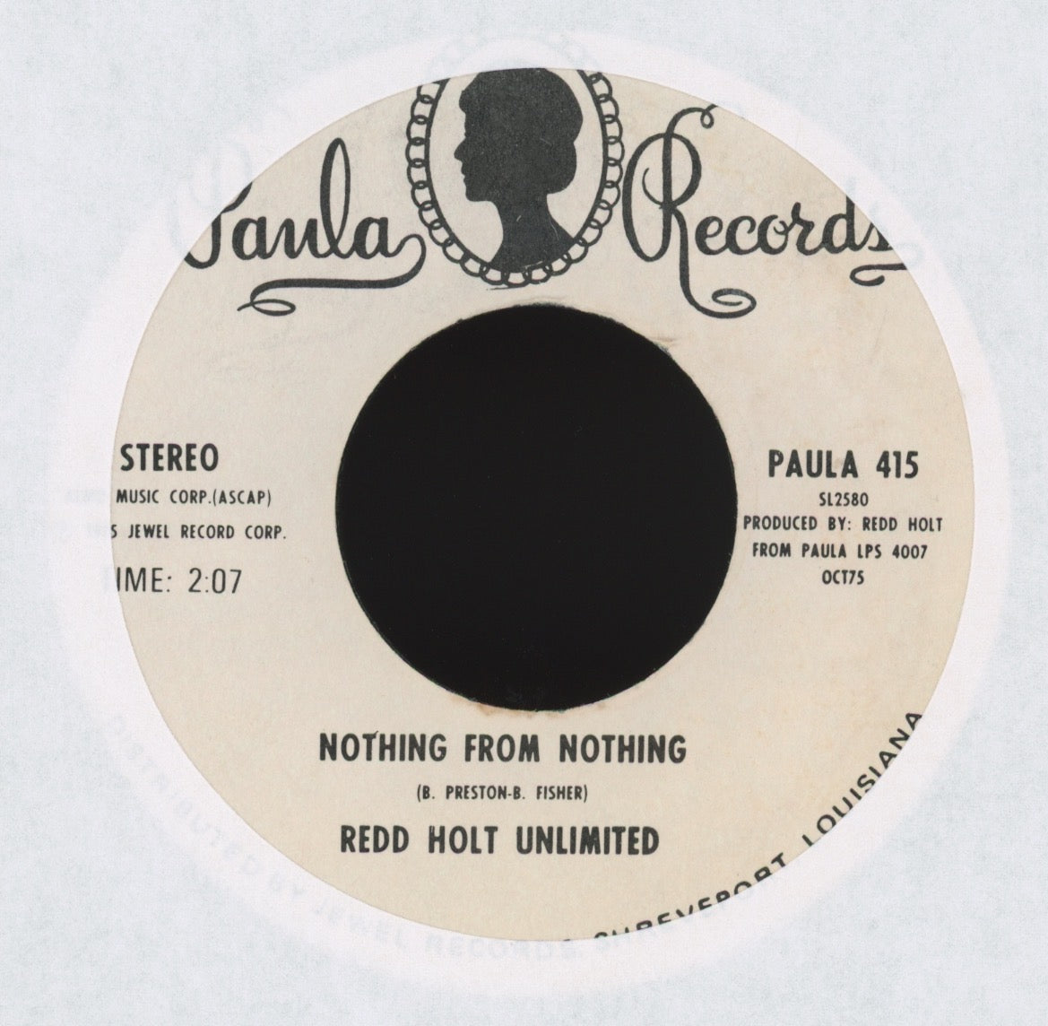 Redd Holt Unlimited - Gimme Some Mo on Paula Promo Funk 45