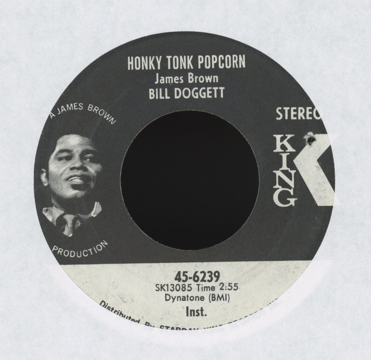 Bill Doggett - Honky Tonk Popcorn on King Promo Funk 45