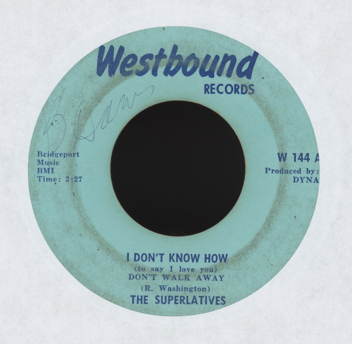 The Superlatives - I Don't Know How (To Say I Love You) Don't Walk Away on Westbound Northern Soul 45