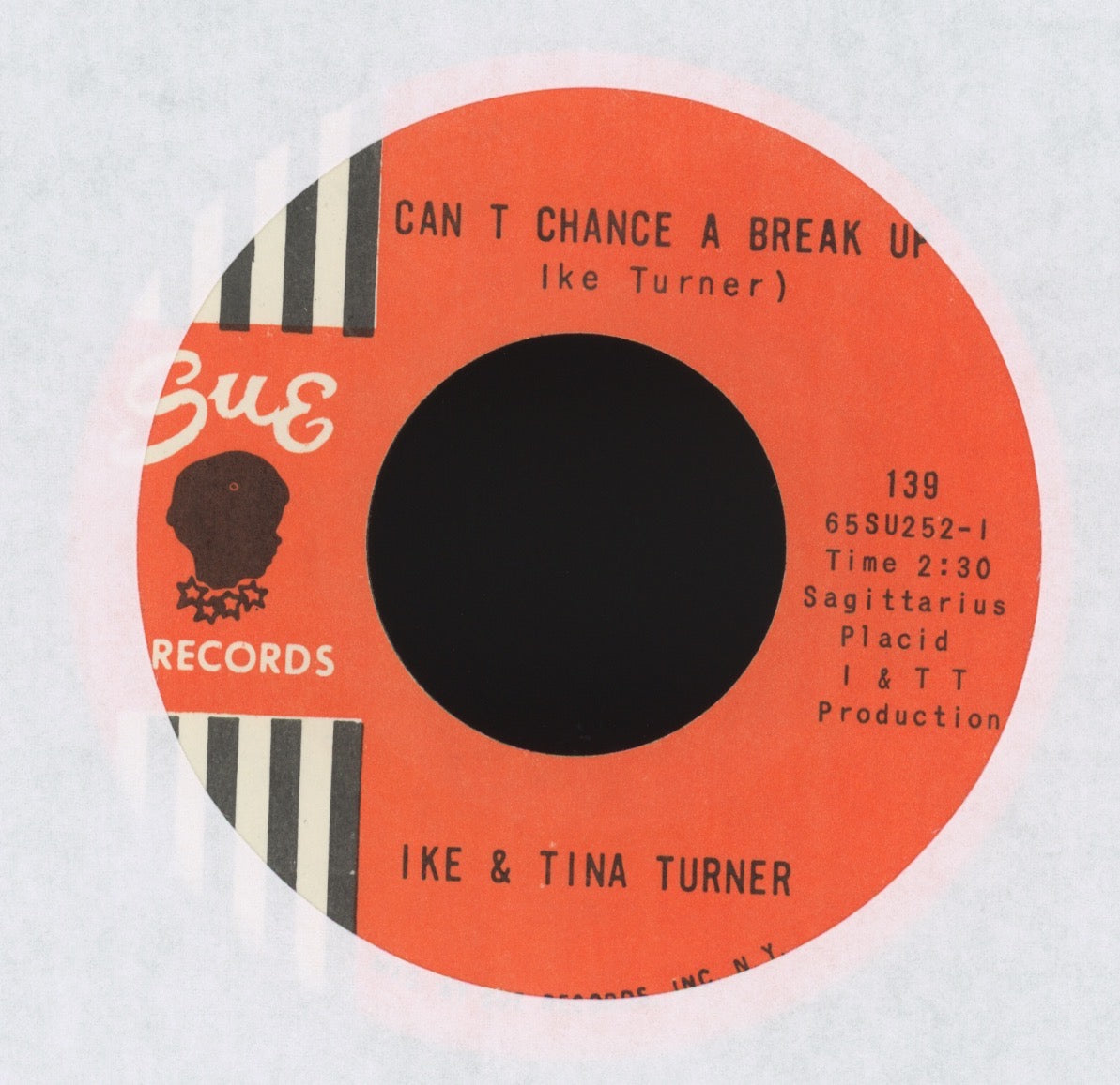Ike & Tina Turner - Can't Chance a Break Up on Sue Northern Soul 45
