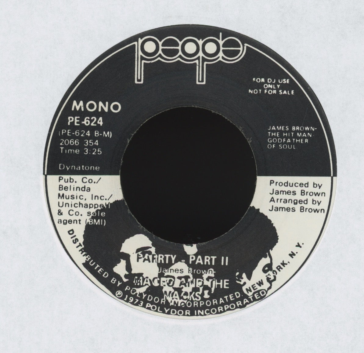 Maceo & The Macks - Parrty on People Promo Funk 45