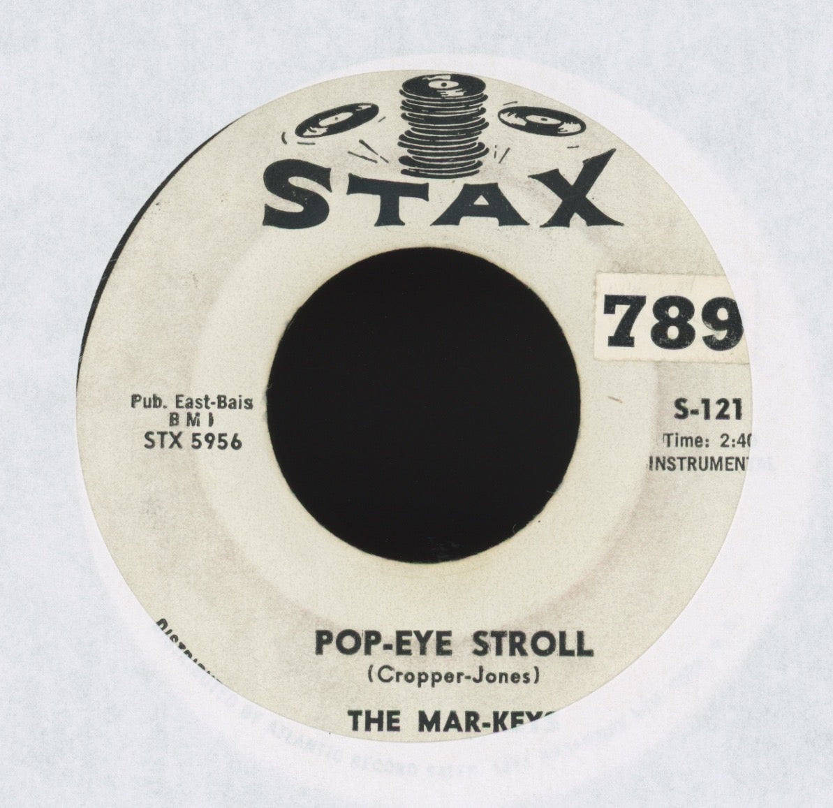 The Mar-Keys - Pop-Eye Stroll / Po-Dunk on Stax R&B Mod Soul 45
