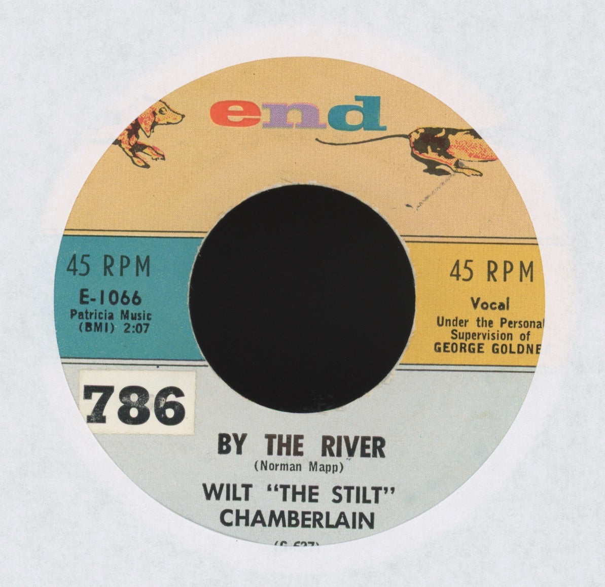 Wilt "The Stilt" Chamberlain - That's Easy To Say / By The River on End R&B 45