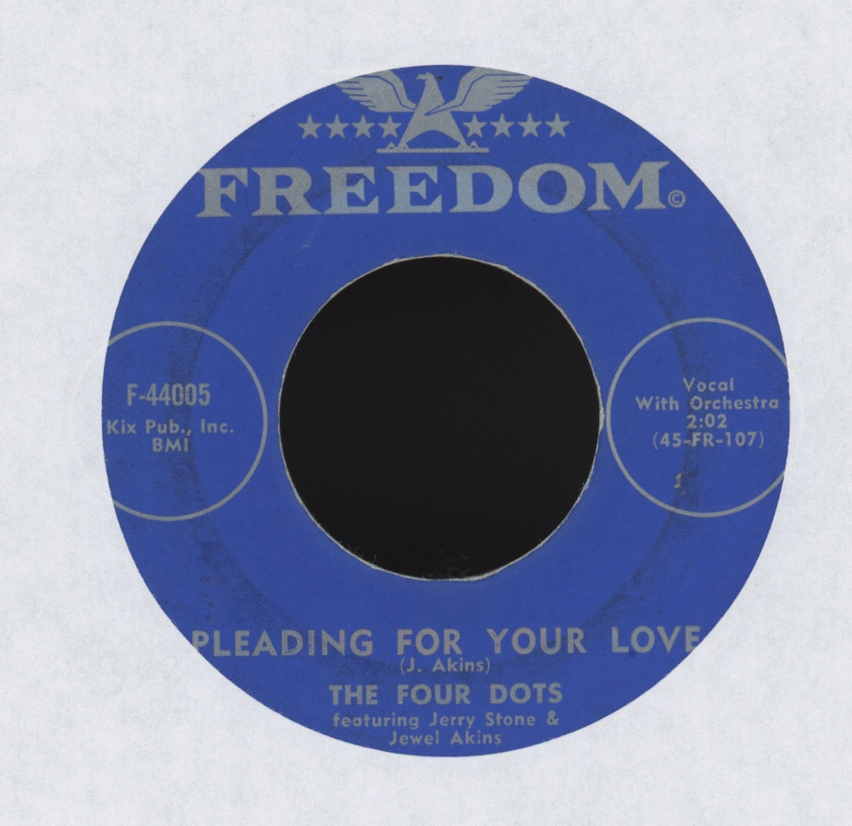 The Four Dots - Don't Wake Up The Kids on Freedom R&B Doo Wop 45