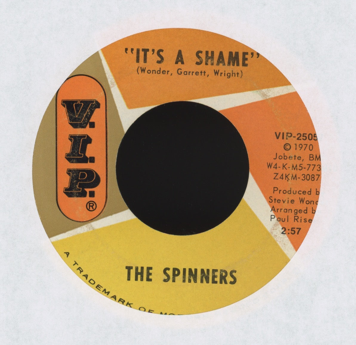 Spinners - It's A Shame on V.I.P. Northern Soul 45