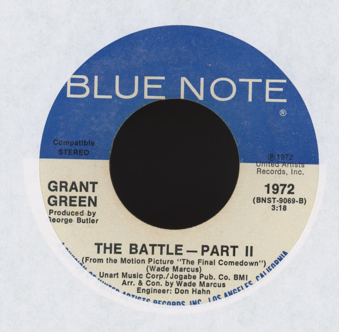 Grant Green - The Battle on Blue Note Jazz Funk 45
