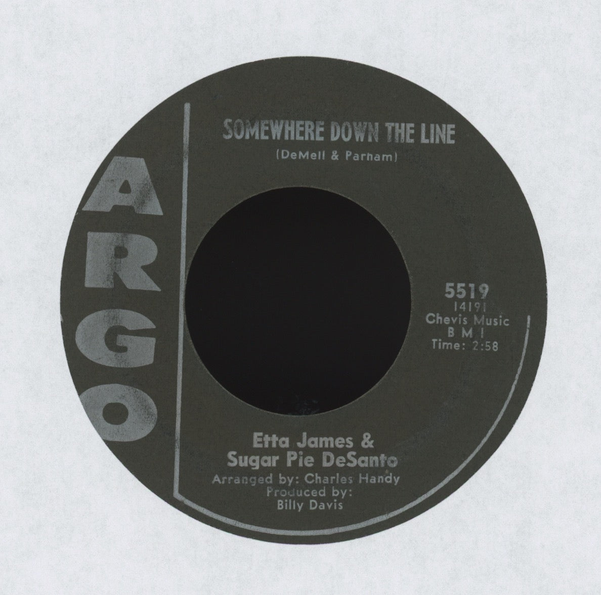 Etta James, Sugar Pie DeSanto - Do I Make Myself Clear on Argo Northern Soul 45
