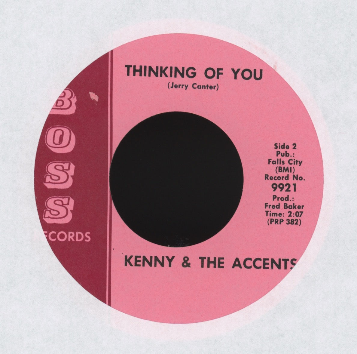 Kenny & The Accent Revue - Good Soul Lovin' on Boss Mod Garage 45