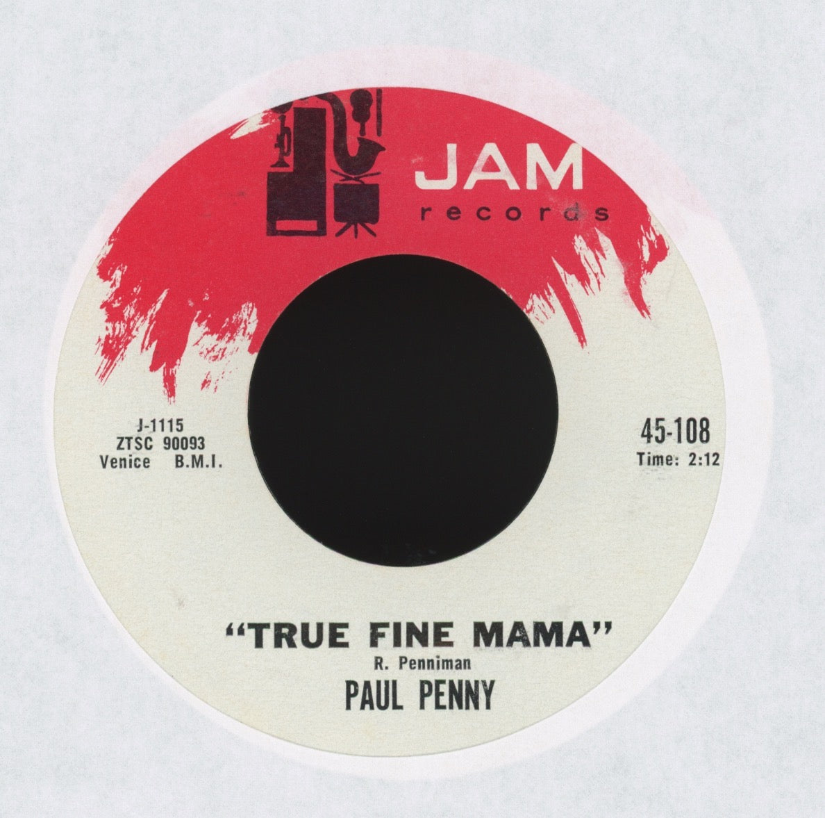 Paul Penny - True Fine Mama on Jam Rockabilly 45