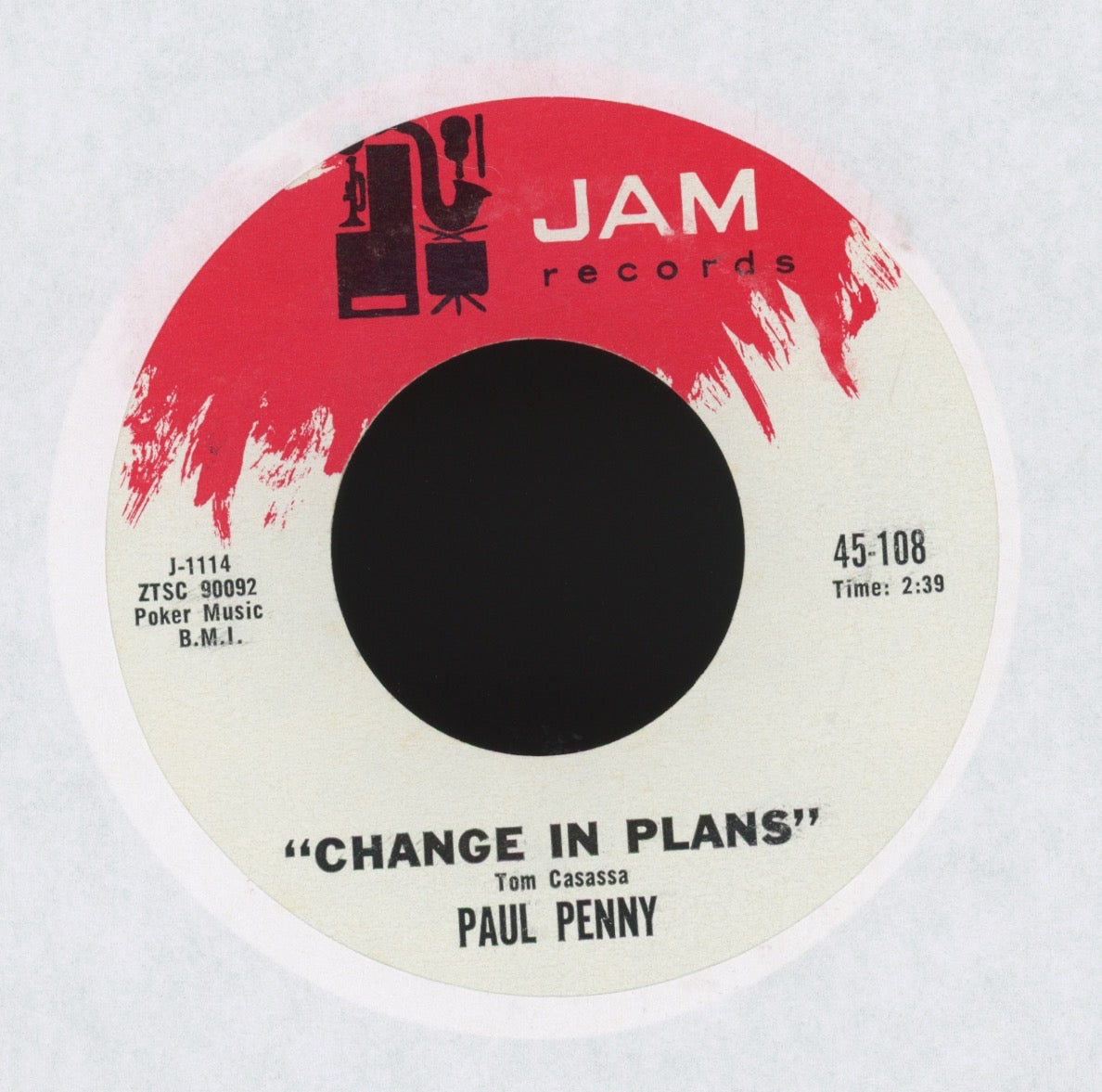 Paul Penny - True Fine Mama on Jam Rockabilly 45