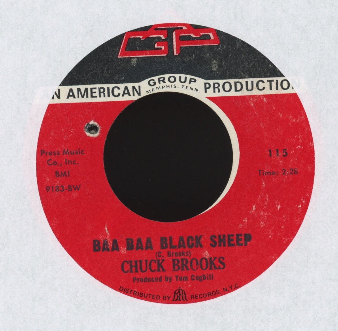 Chuck Brooks - I've Got To Get Myself Together on AGP Northern Soul 45