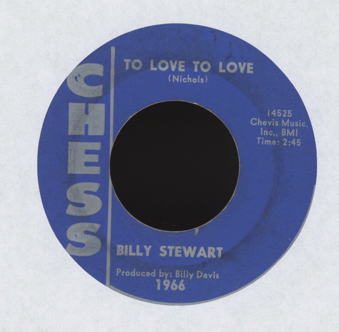 Billy Stewart - Summertime on Chess Northern Soul 45