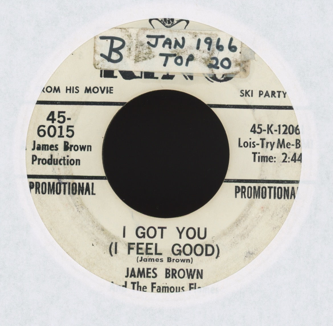 James Brown & The Famous Flames - I Got You (I Feel Good) on King Promo Funk 45
