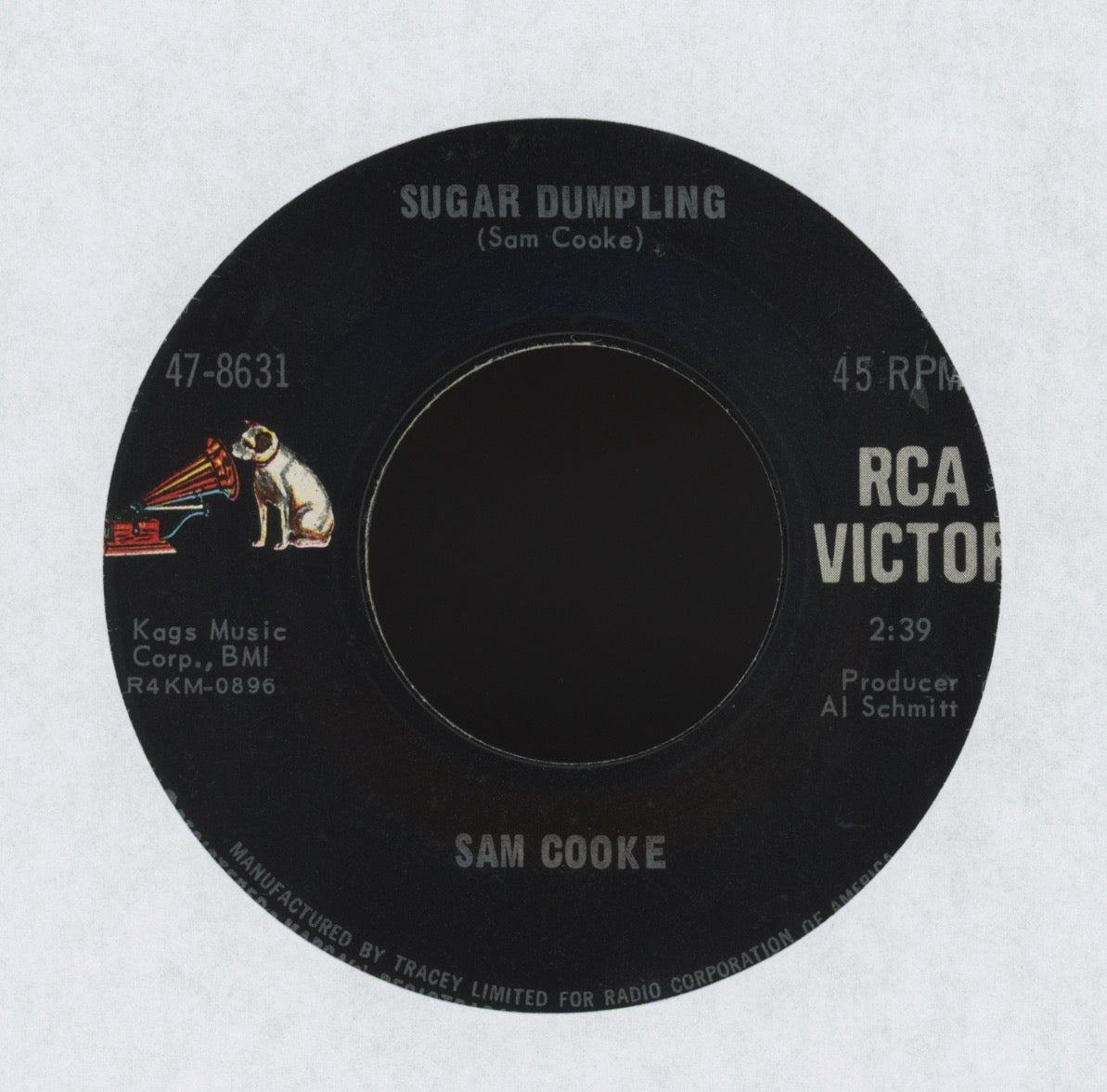 Sam Cooke - Sugar Dumpling on RCA Northern Soul 45 With Picture Sleeve