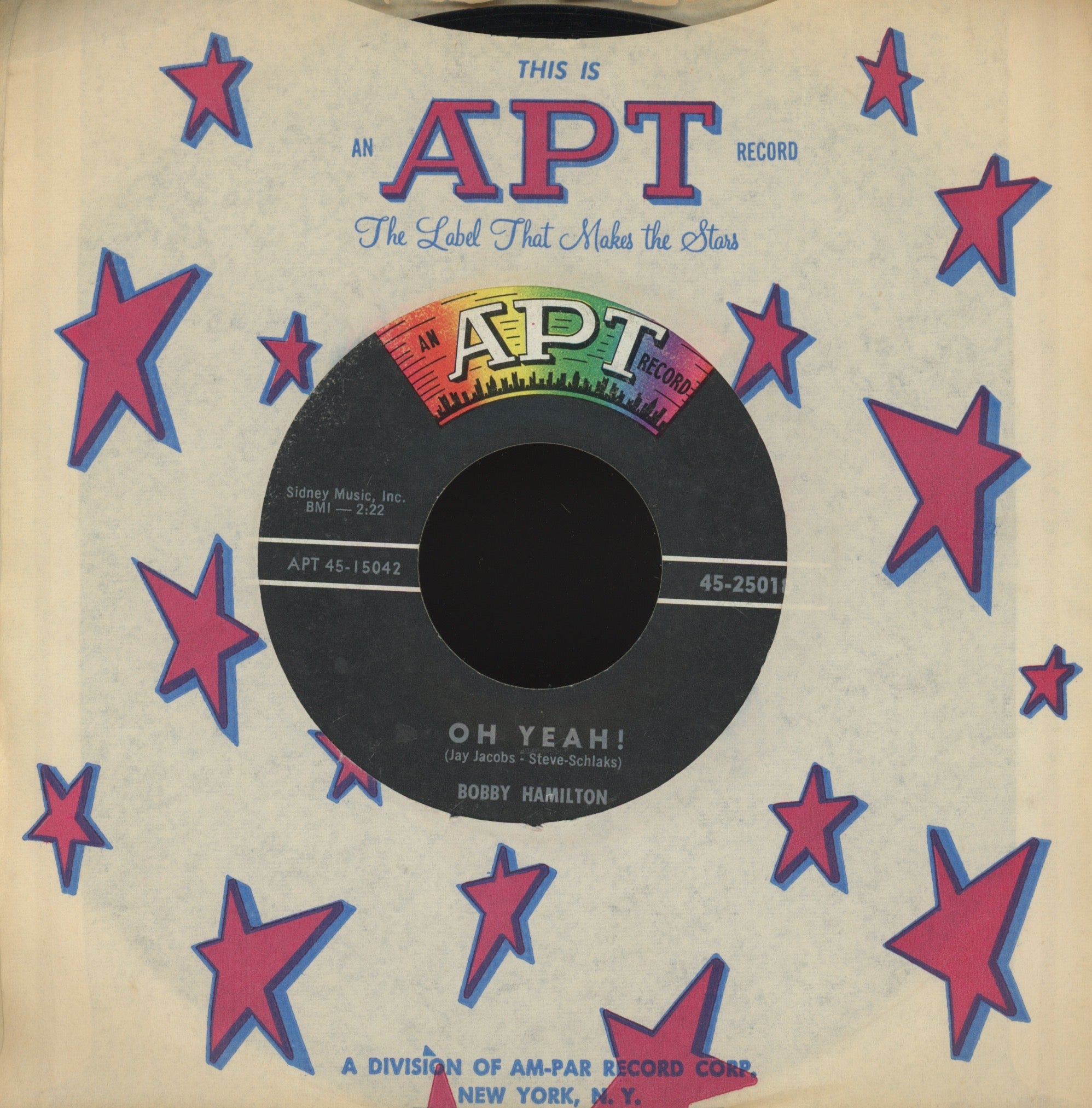 Bobby Hamilton - How Come on APT R&B Popcorn 45