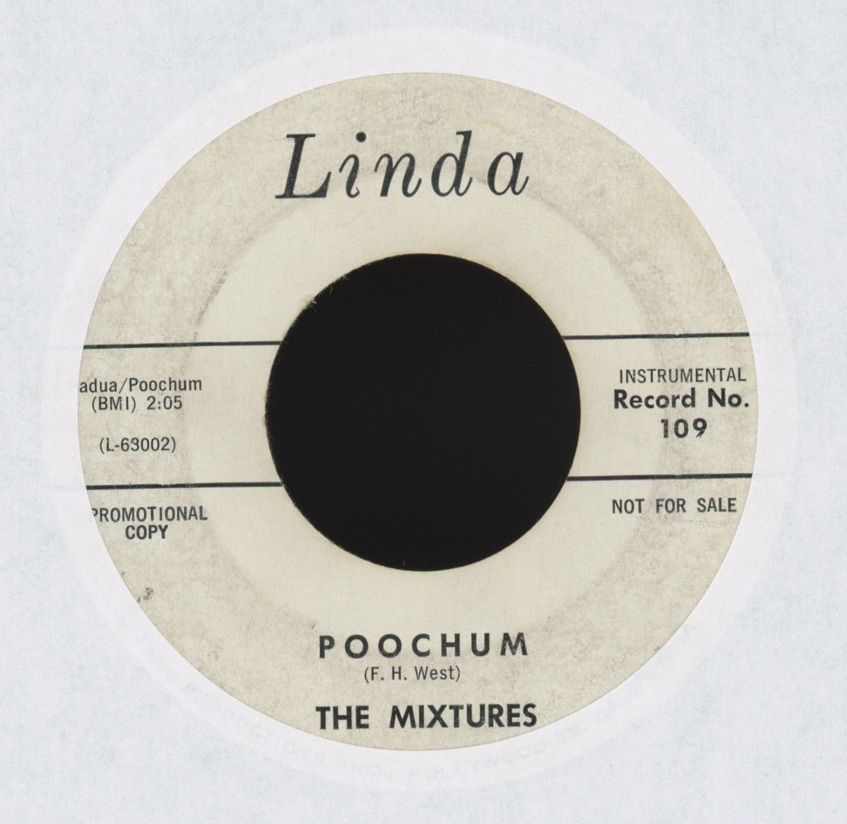 The Mixtures - Poochum on Linda Promo R&B Mod Soul 45