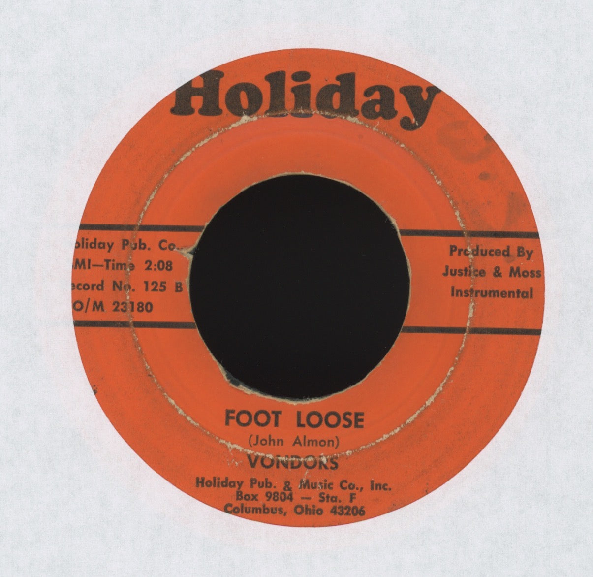 Vondors - Look In The Mirror on Holiday Northern Soul 45