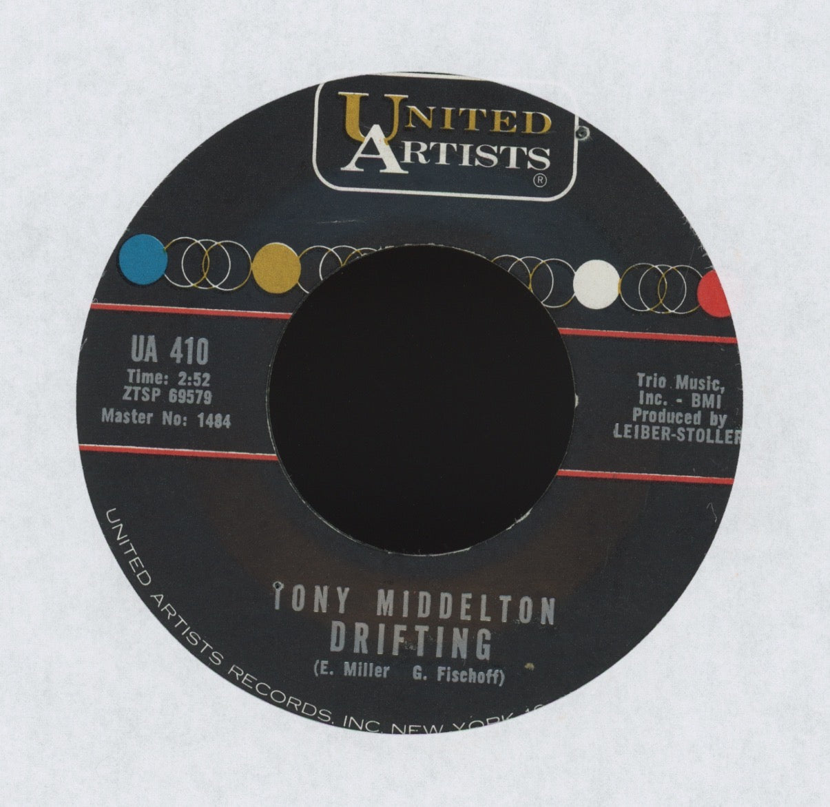 Tony Middleton - Memories Are Made Of This on United Artists Northern Soul 45