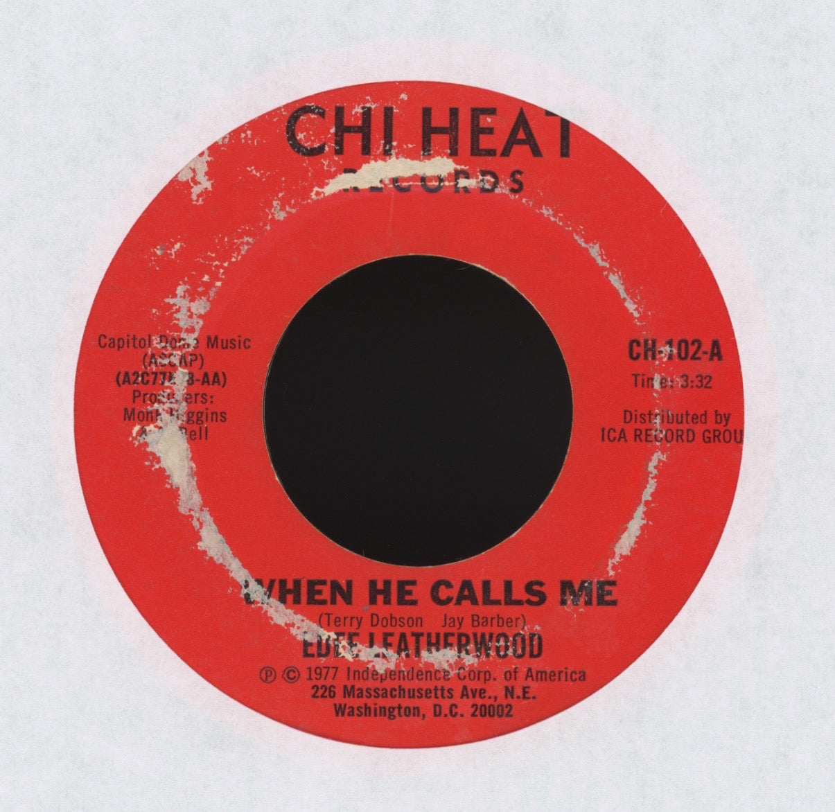Edee Leatherwood - When He Calls Me / Make it Last on Chi Heat 70s Soul 45
