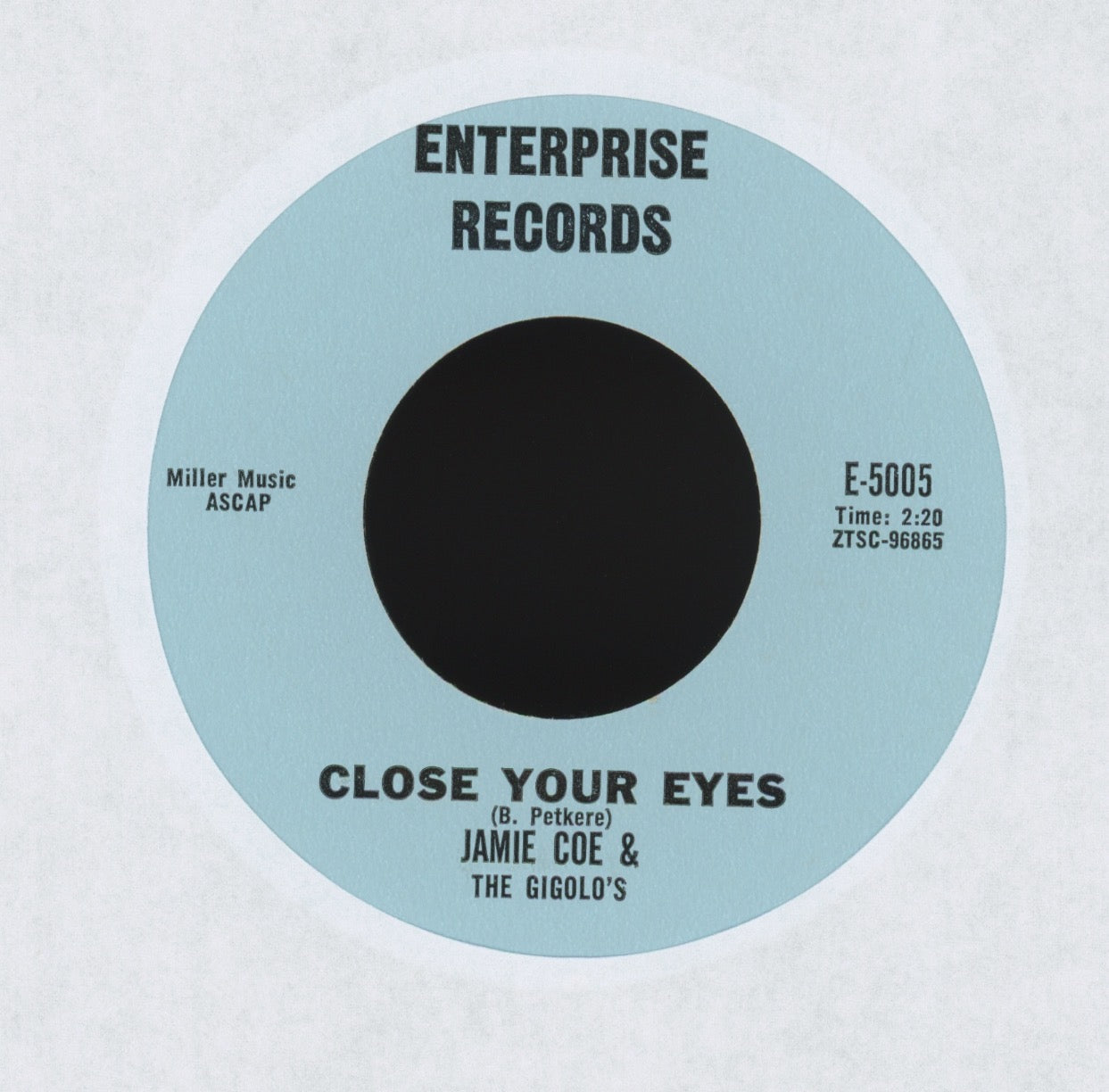 Jamie Coe & The Gigolos - The Dealer on Enterprise Instro R&B 45