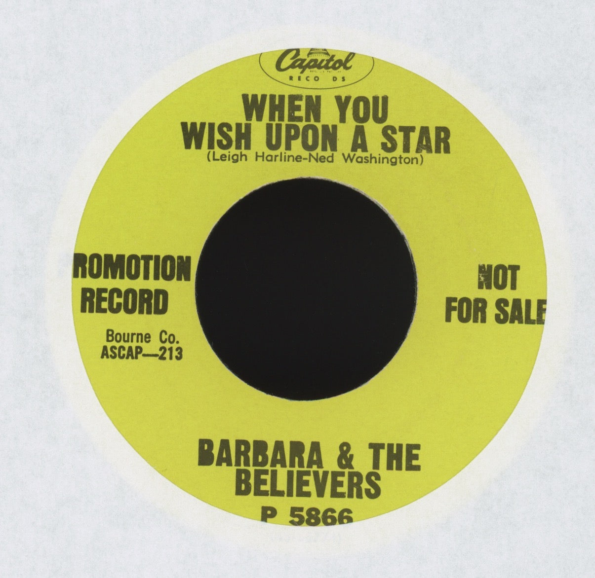 Barbara South & The Believers - What Can Happen To Me Now on Capitol Promo Northern Soul 45