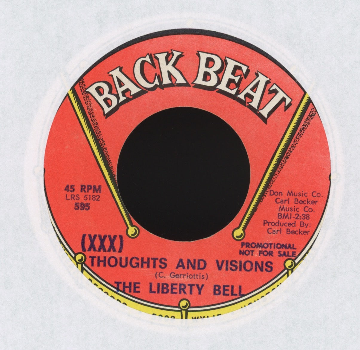 The Liberty Bell - Look For Tomorrow on Back Beat Promo Garage Psych 45