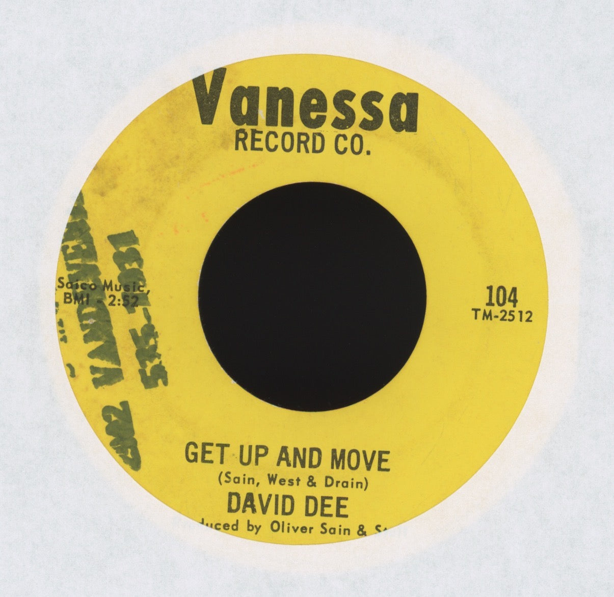 David Dee - Get Up And Move on Vanessa Funk 45